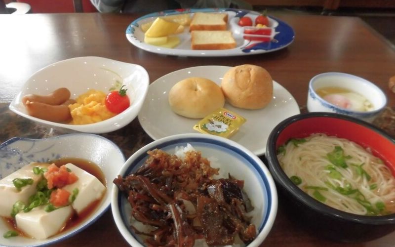 小豆島国際ホテルの朝食バイキング
